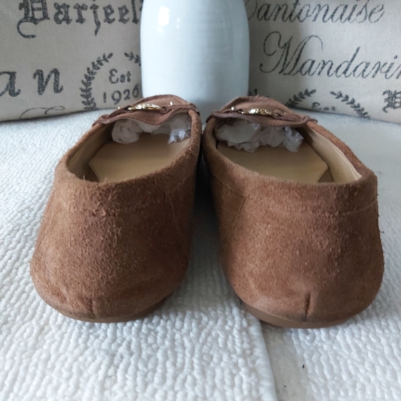 Michael Kors suede leather loafers flats brown - Picture 6 of 16